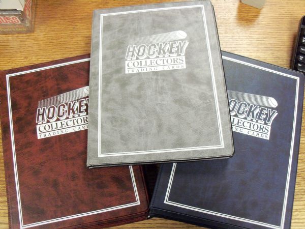 Ultra Pro 9-Pocket “Hockey Collectors Trading Cards” Mixed Colors Portfolio Folders- 11 Folders