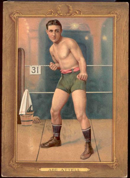 1911 T9 Turkey Red Boxing #52 Abe Attell