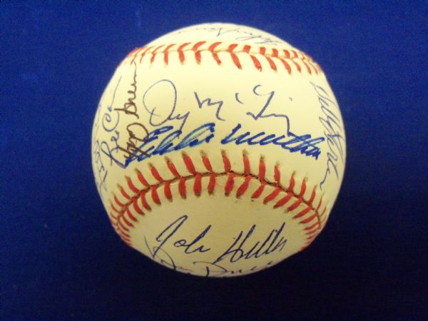 1968 Detroit Tigers Autographed Baseball- 29 Autographs in all