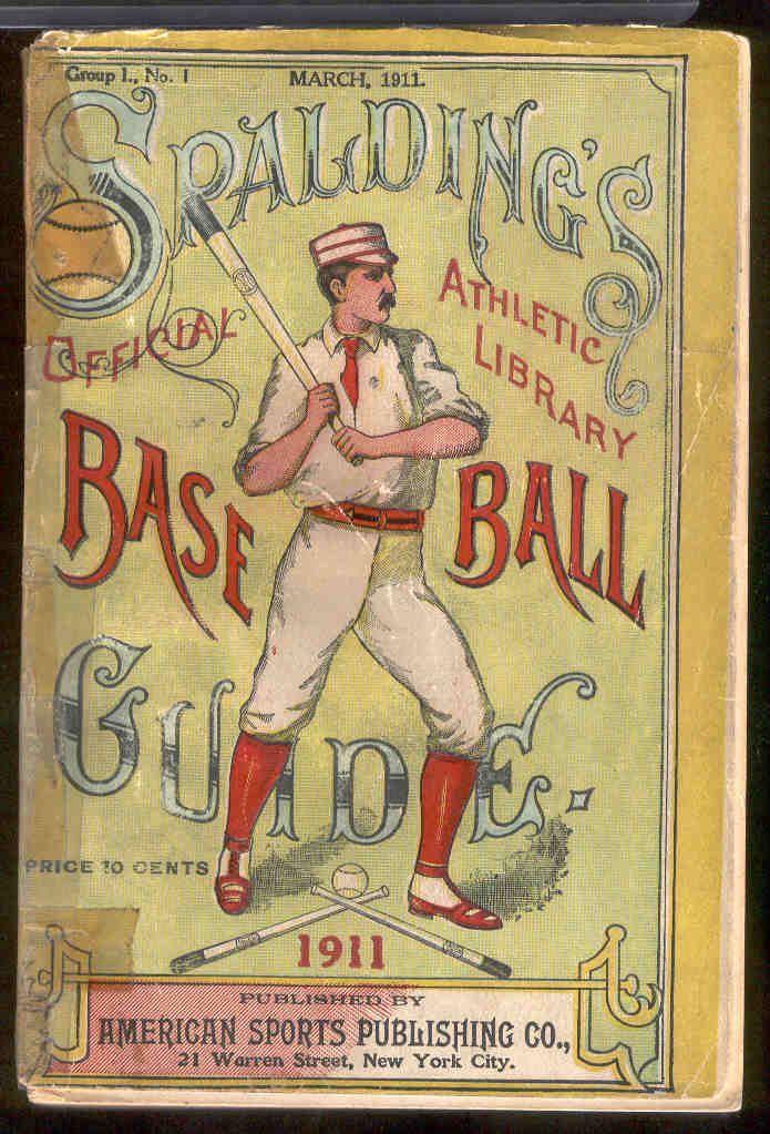 Lot Detail - 1911 Spalding Baseball Guide