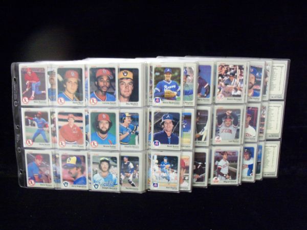 Lot Detail Fleer Baseball Complete Set Of