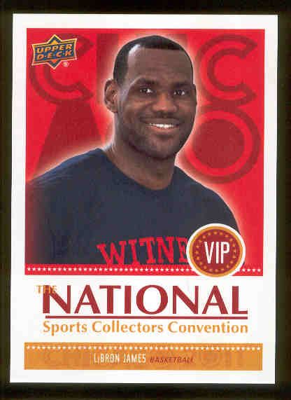 2011 Upper Deck National Sports Collectors Convention VIP Card- #VIP4 LeBron James