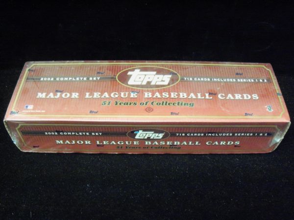 2002 Topps Baseball- Complete Unopened Factory(Brown) Set of 718