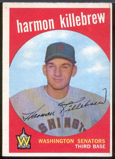 Harmon Killebrew 1959 Topps Baseball Card #515