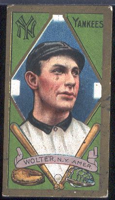 1911 T205 Bb- Harry Wolter, Yankees- Polar Bear back