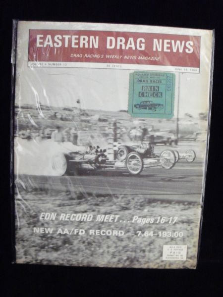 Lot Detail - 1965 Eastern Drag News Magazine