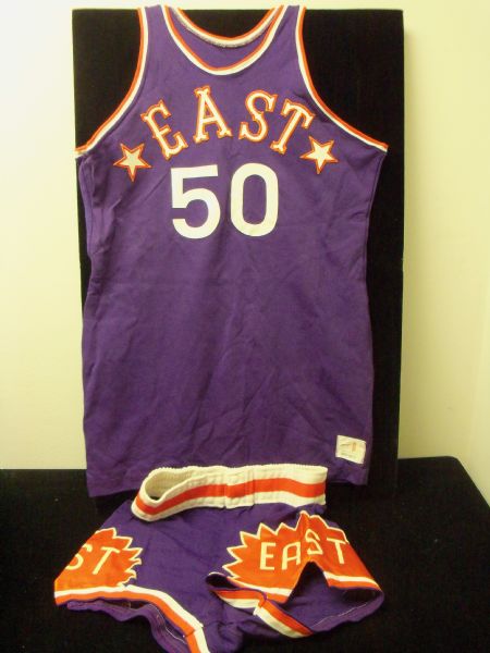 1975 NBA All-Star Game-Worn Jersey/Shorts- #50 Steve Mix