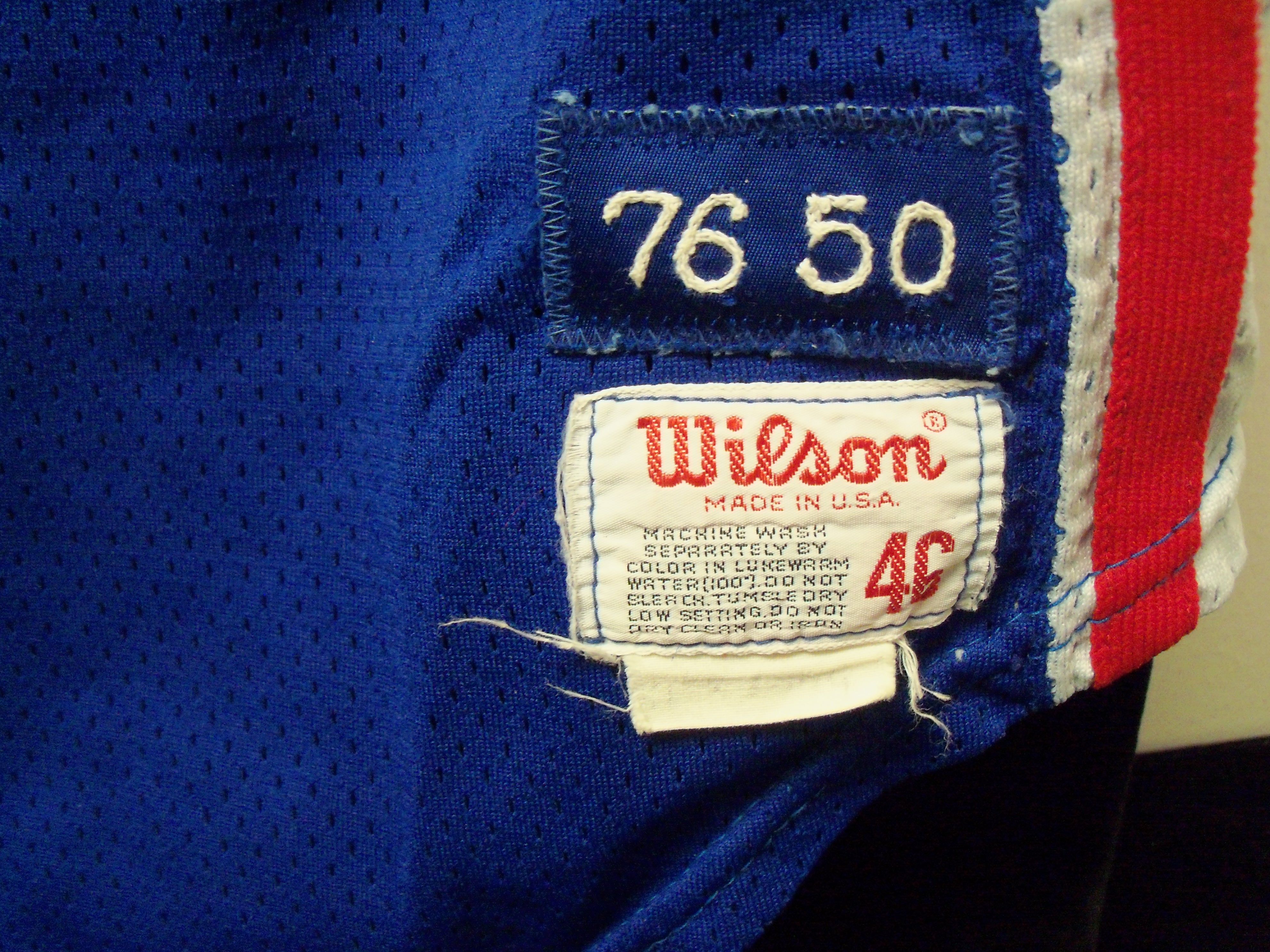 Lot Detail - 1976-77 Philadelphia 76ers Game Worn Home Jersey