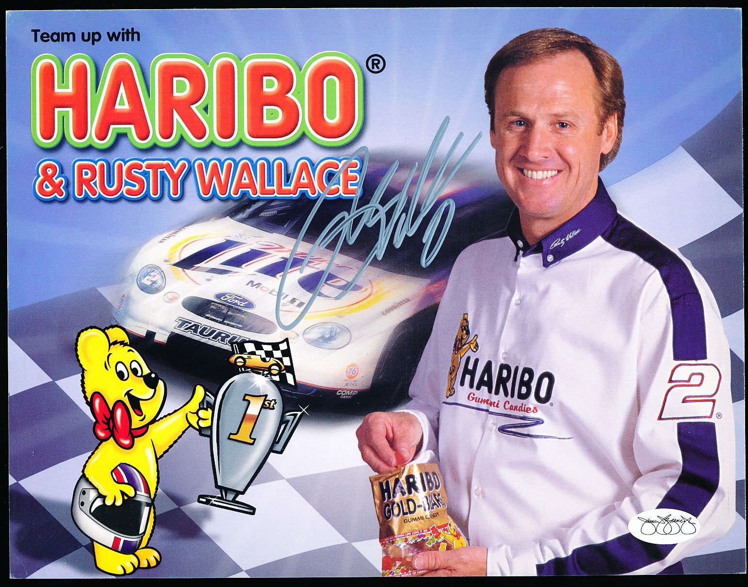 Rusty online Wallace autographed