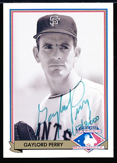 Lot Detail - 1991 Upper Deck Bb- #H2 Gaylord Perry “Heroes of