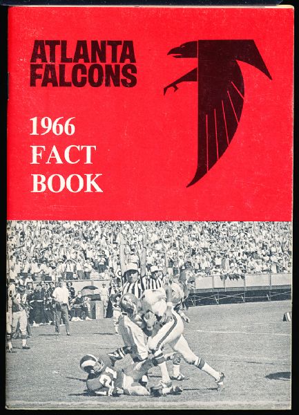 1966 Atlanta Falcons NFL  Media Guide(Fact Book)