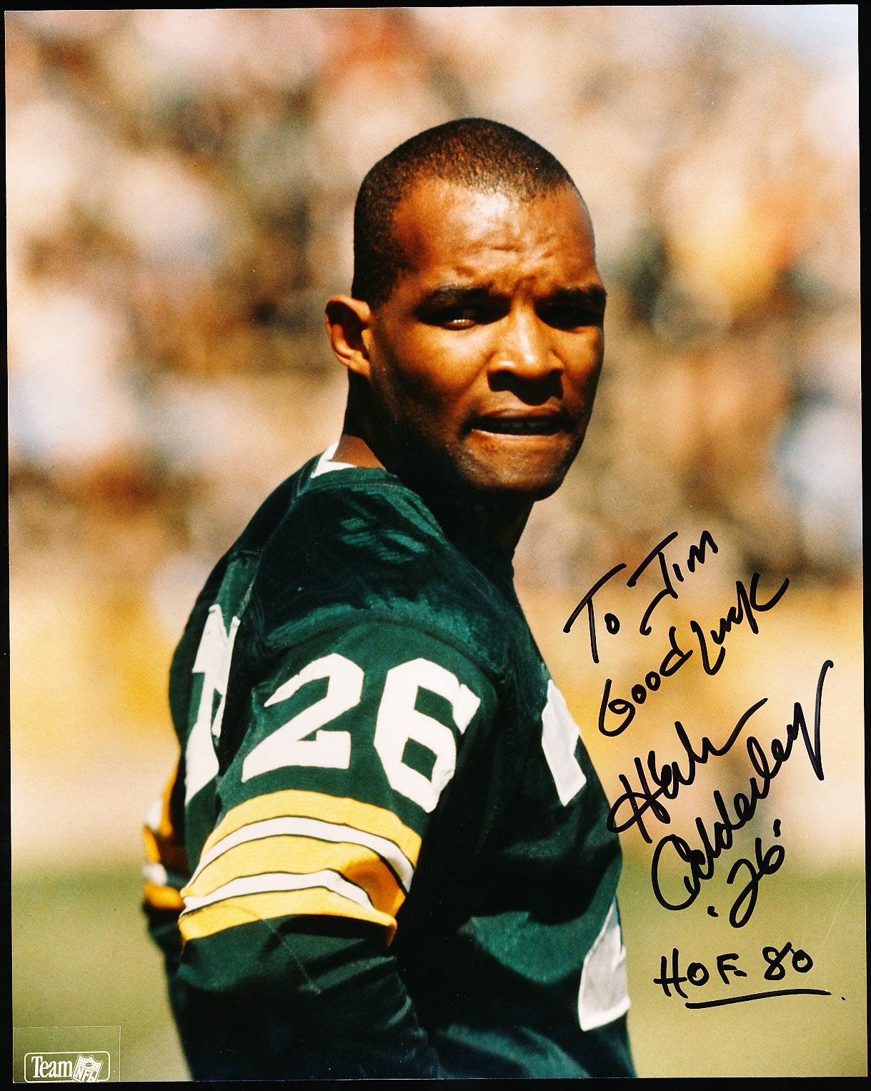 Lot Detail - Herb Adderley Autographed Green Bay Packers Ftbl. Color 8 x 10  Photo