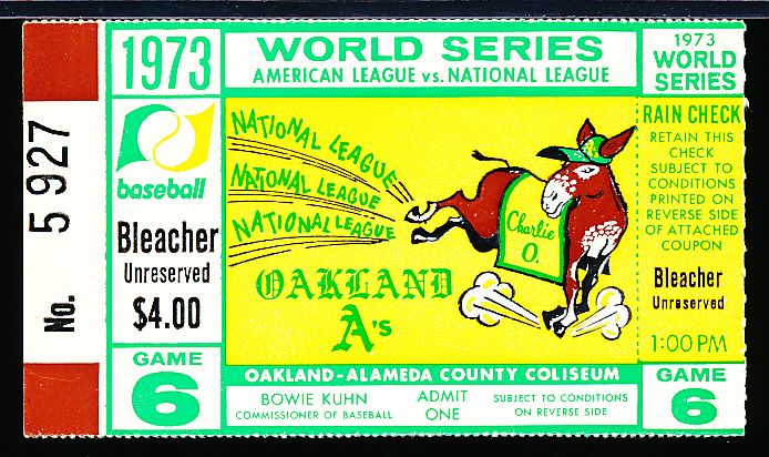 1908 World Series Game (3) ticket stub