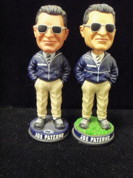 1990’s Forever Collectibles- Joe Paterno, Penn State Bobbleheads- 2 Diff. Bobbleheads