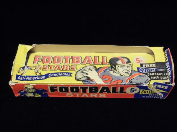 1960 Nu Cards Football- Empty 5 Cent Display Box