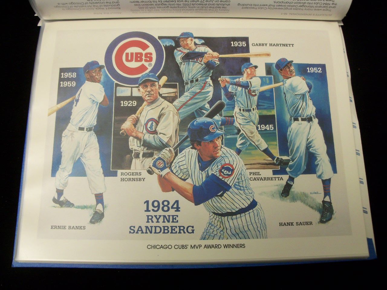 1984 Chicago Cubs Unocal Complete Set of 16