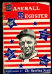 1945 Sporting News Baseball Register- Billy Southworth Cover