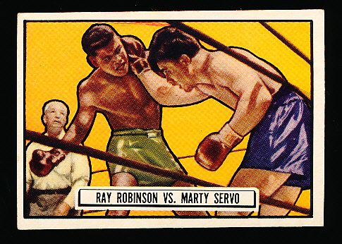 1951 Topps Ringside Ray Robinson