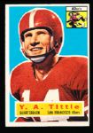 1956 Topps Football- #86 Y.A. Tittle, 49ers