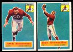 1956 Topps Football- 2 Diff. Chicago Cardinals SP