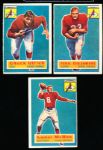 1956 Topps Football- 3 Diff. Chicago Cardinals SP