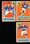 1956 Topps Football- 3 Diff. Baltimore Colts