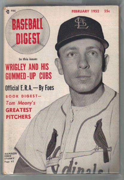 Baseball Digest- Two Diff. St. Louis Cardinals Covers