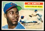 1956 Topps Bb- #105 A. Smith, Indians- 2 Cards