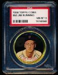 1964 Topps Baseball Coin- #93 Jim Bunning, Tigers- PSA NM-Mt 8 