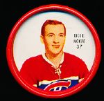 1962-63 Shirriff Hockey Coin (Metal)- #37 Dickie Moore, Montreal