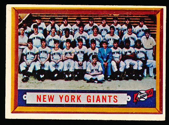 Lot Detail - 1957 Topps Baseball- #317 New York Giants- Tough Series!