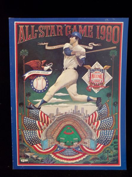 1980 MLB All-Star Game Program @ Los Angeles