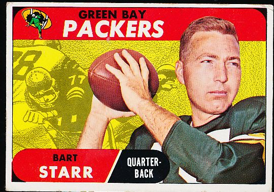 : 1968 Topps # 1 Bart Starr Green Bay Packers (Football