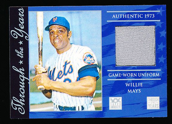 1973 Willie Mays Game Worn Jersey