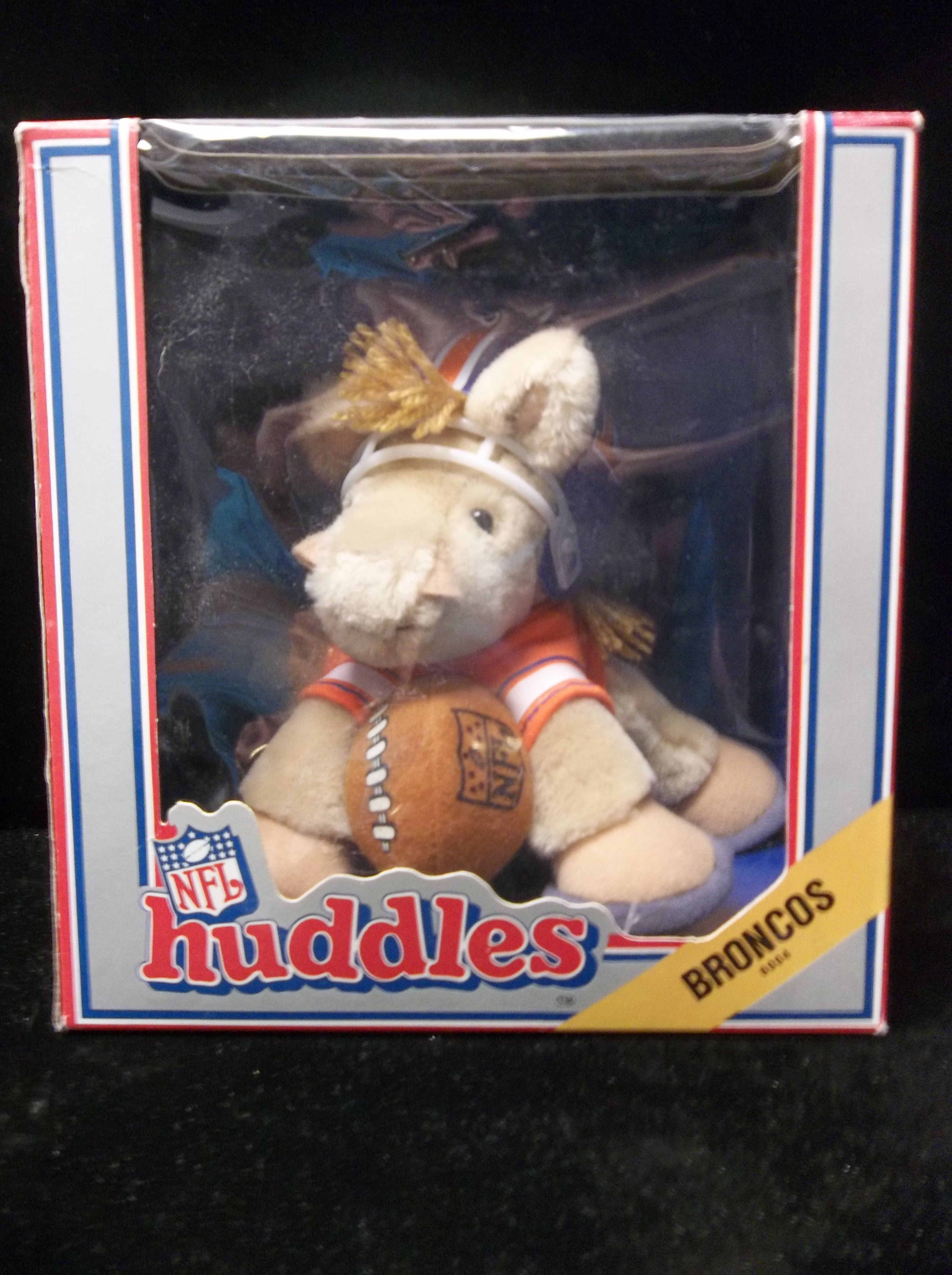 Vintage 1983 Denver Broncos NFL Huddles Mascot Plush Tudor Games  Collectible Toy