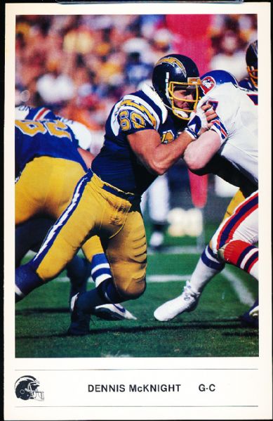 1985 Kodak San Diego Chargers Fb- 9 Diff.