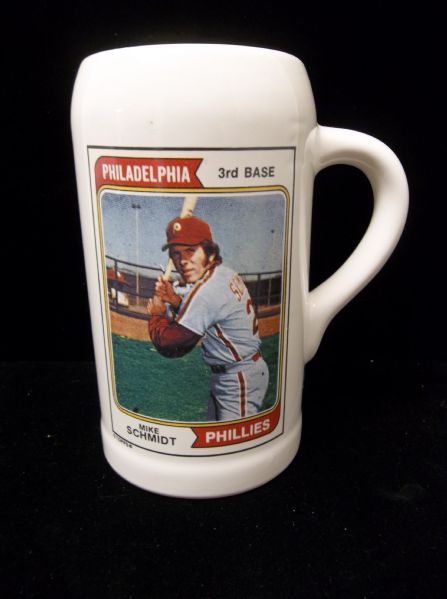 Sports Nostalgia R & N China Mike Schmidt ’74 Topps Large Ceramic Collector’s Mug