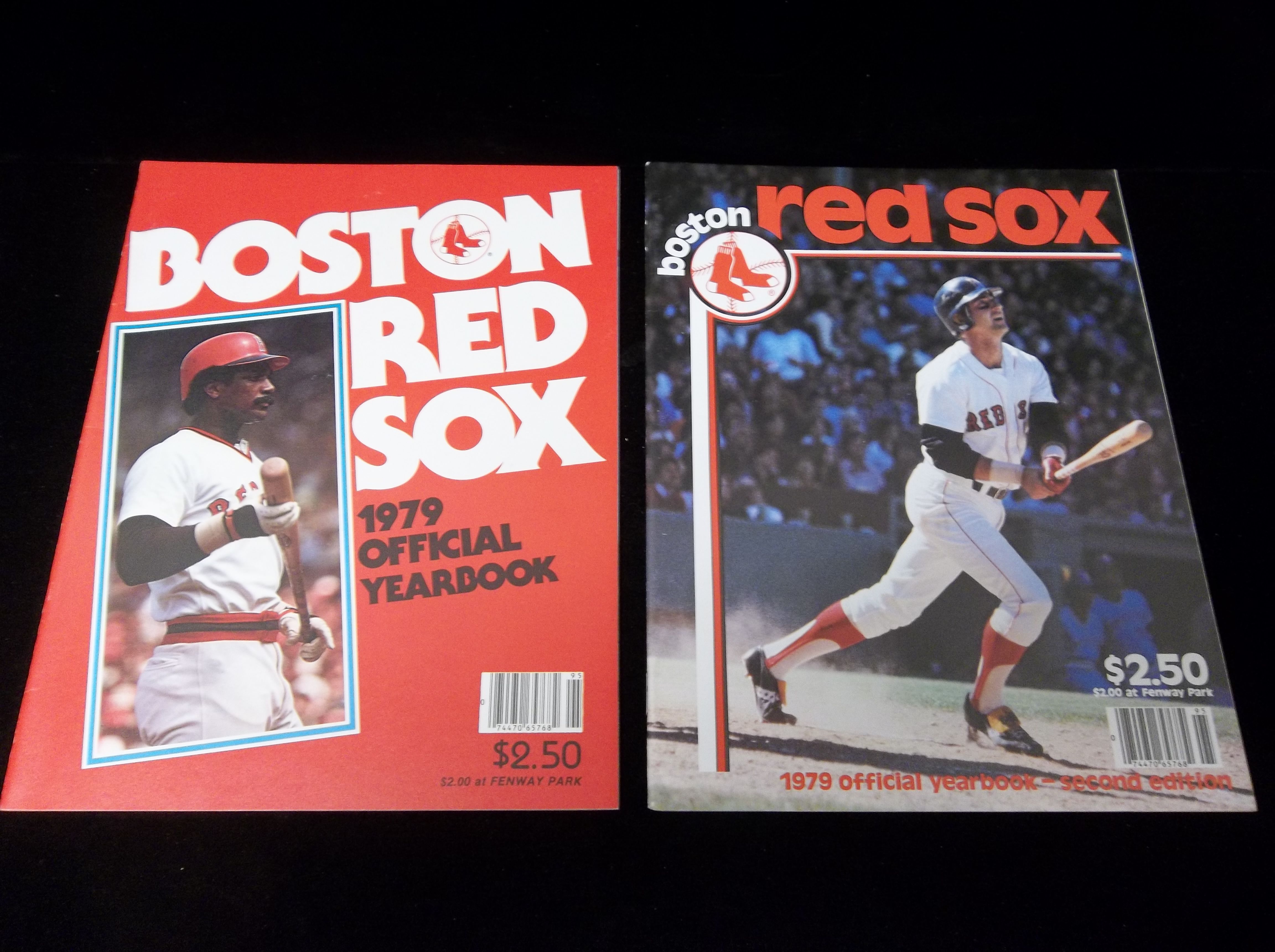 Lot Detail Boston Red Sox Yearbooks 4 Diff.