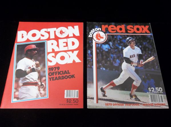 Boston Red Sox Yearbooks- 4 Diff.