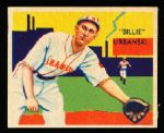 1934-36 Diamond Stars Baseball- #37 Bill Urbanski, Braves- 1935 green back