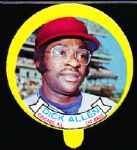 1973 Topps Baseball Candy Lids- Dick Allen, White Sox