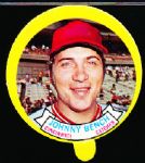1973 Topps Baseball Candy Lids- Johnny Bench, Reds