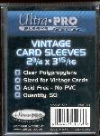 Ultra Pro Vintage Card Sleeves- 10 Packs of 50 Sleeves(500 Total Sleeves)