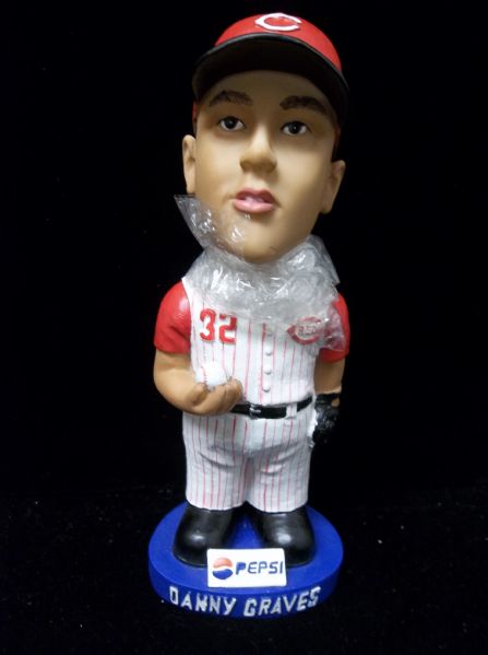 Danny Graves Cincinnati Reds Stadium Give-Away Bobble Heads- 2 Bobble Heads