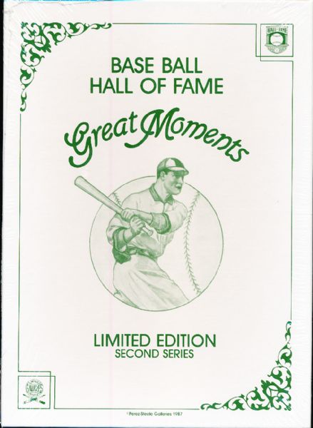 1987 Perez-Steele Galleries- Baseball Hall of Fame Great Moments- Limited Edition Second Series- Set # 1684