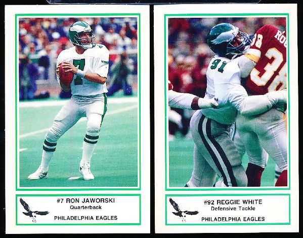 1986 Philadelphia Eagles Football Police Set of 16- 8 Sets