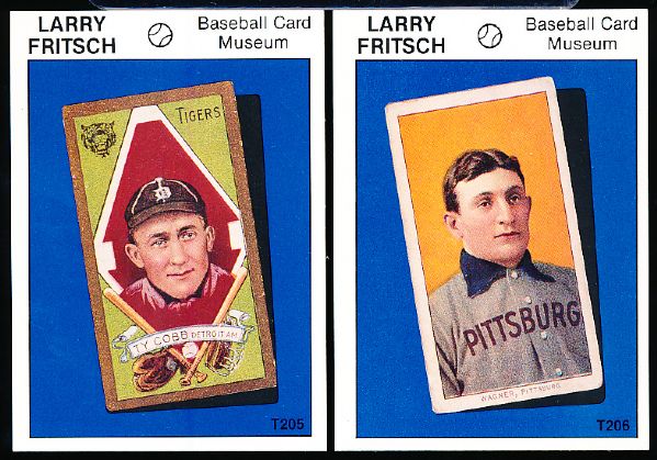 1988 Larry Fritsch Baseball Card Museum- 1 Complete 1st Series Set of 8 Cards