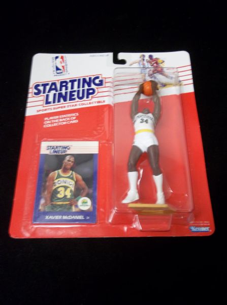 1988 Kenner Starting Line-Up Basketball- Xavier McDaniel, Sonics