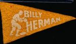 1936-37 BF3 Felt Player Pennant- Billy Herman