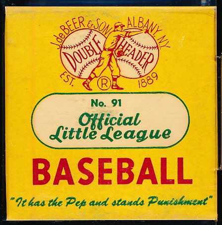 1950’s J. DeBeer and Son #91 Official Little League Baseball in Original Retail Box